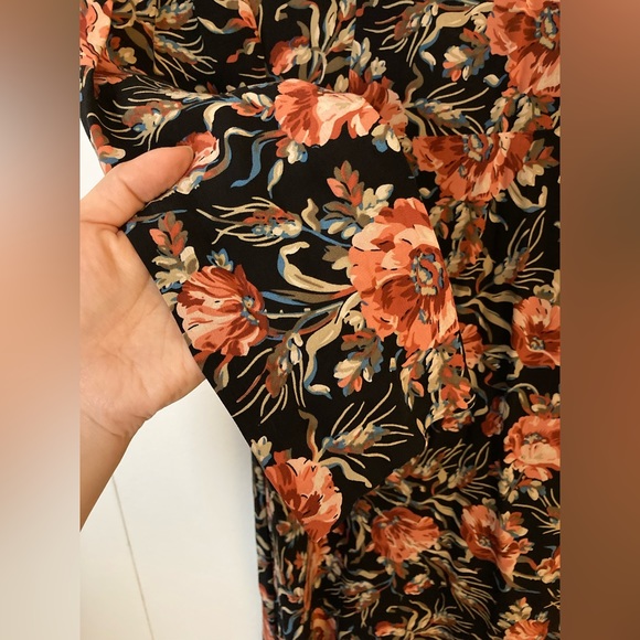 SANDRO 'Sven' Silk Midi Dress Size 2 - Picture 7 of 10